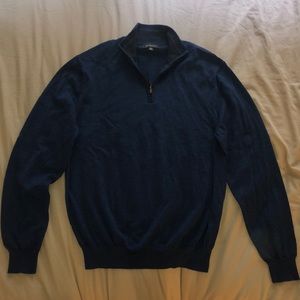 men’s quarter zip sweater